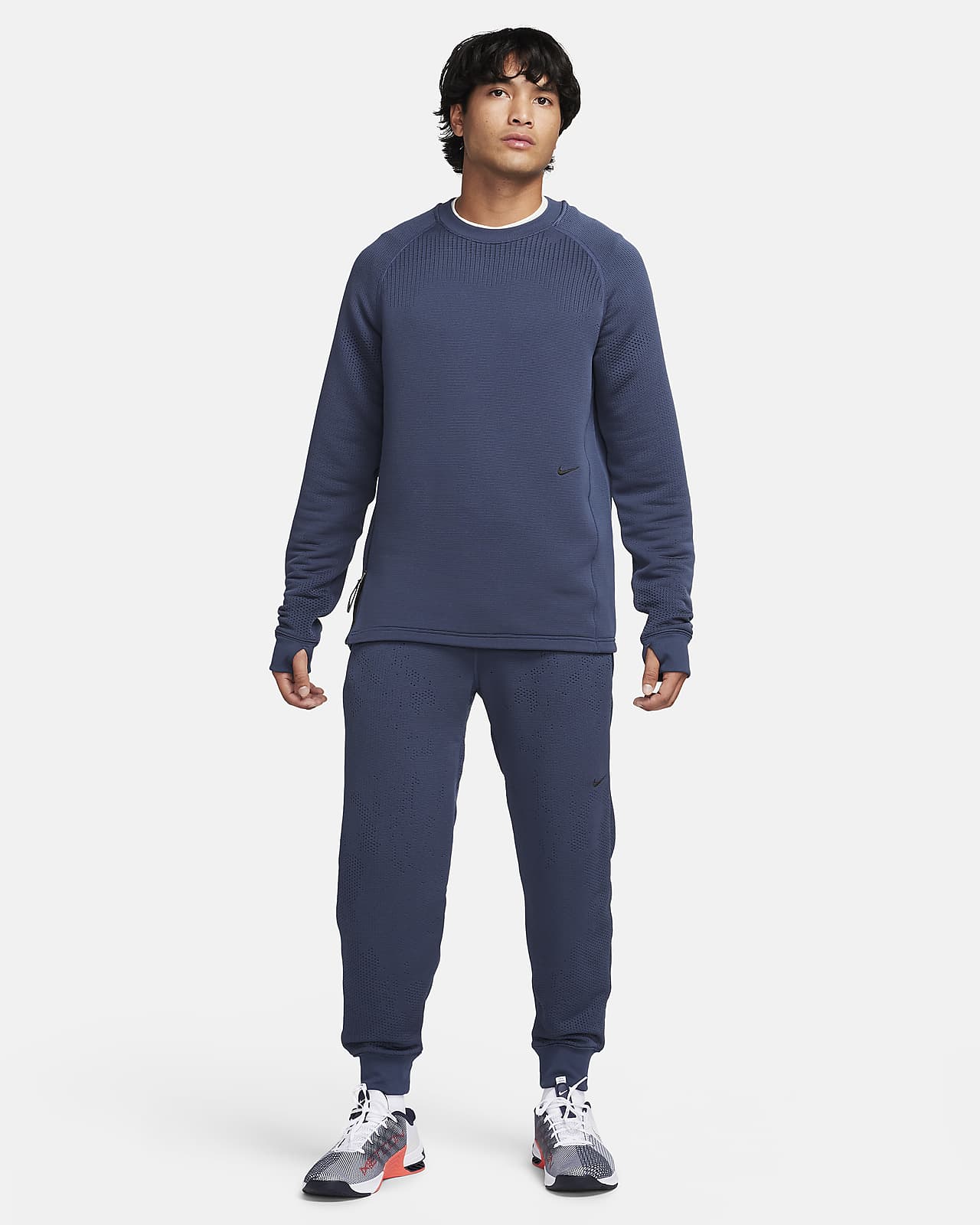 Nike Therma Dri-fit Fleece Lined Pants Size L Gray Style #827778-063 | eBay