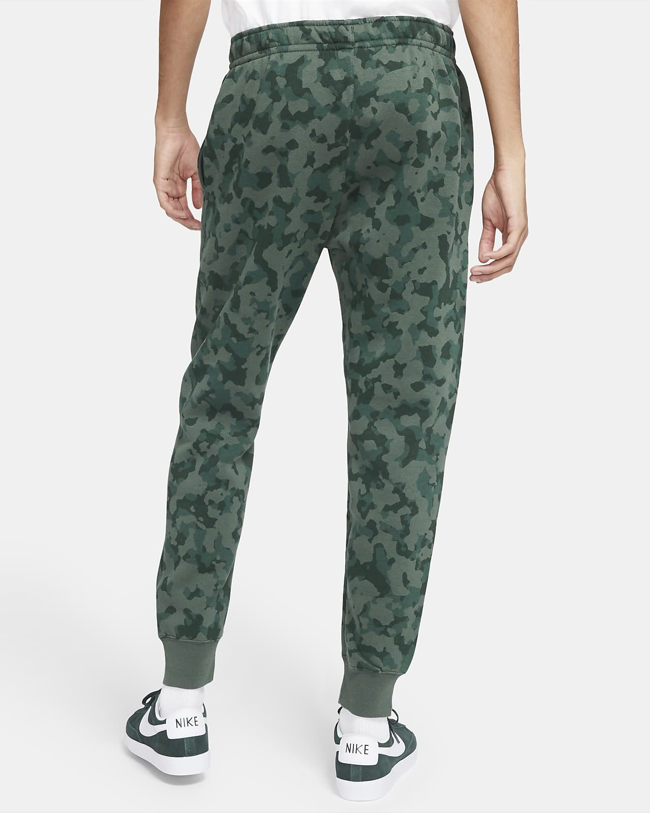 nike men's sportswear club fleece camo joggers