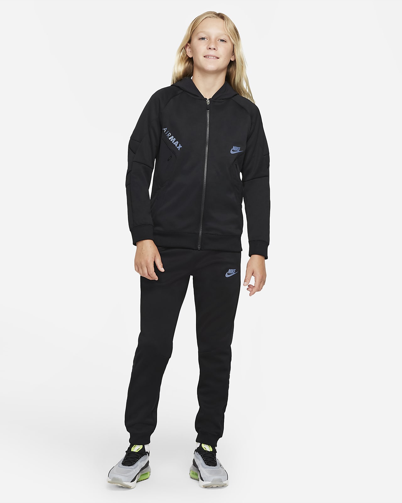 Sweat à capuche et zip Nike Air Max pour Garçon plus âgé. Nike BE