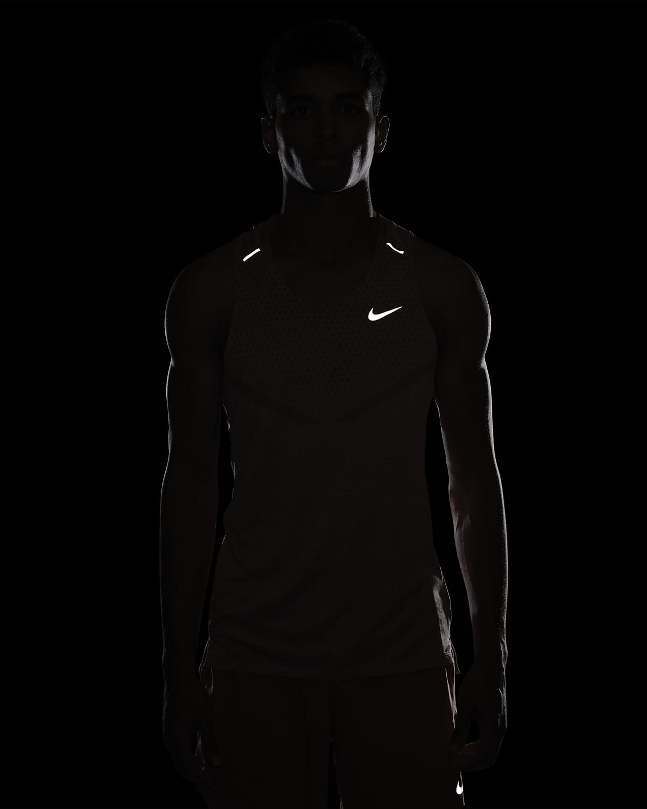 Nike Mens Dri-Fit ADV Techknit Ultra Tank Top Nike 5-DM4751-010-BLACK/-XL|MENS RUN/TRAIN Apparel