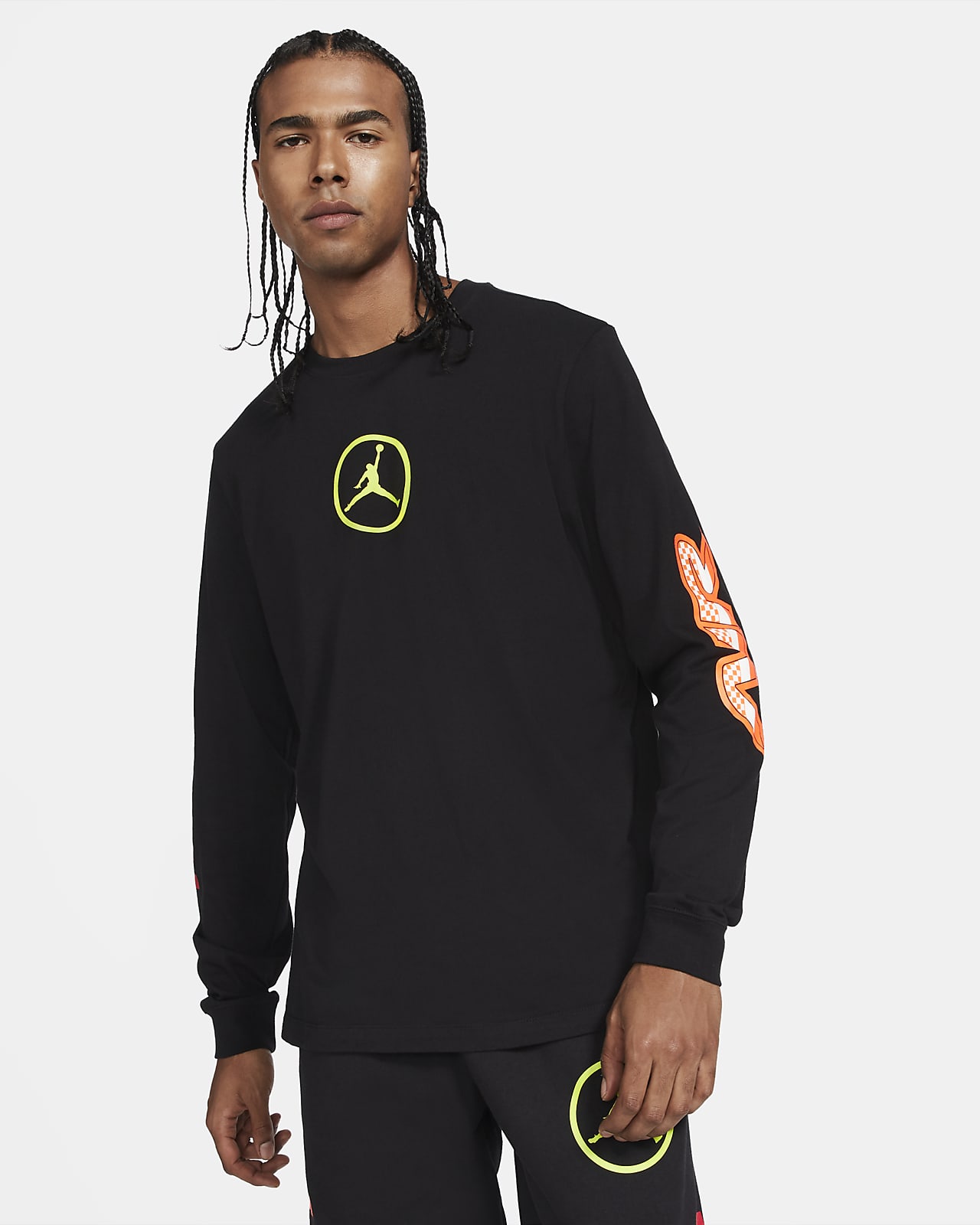 Мужская футболка с длинным рукавом Jordan Sport DNA. Nike RU