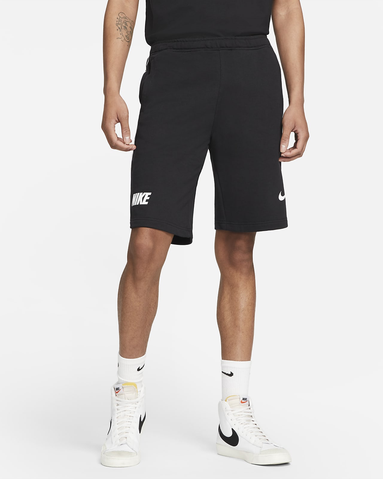 nike sportswear french terry shorts