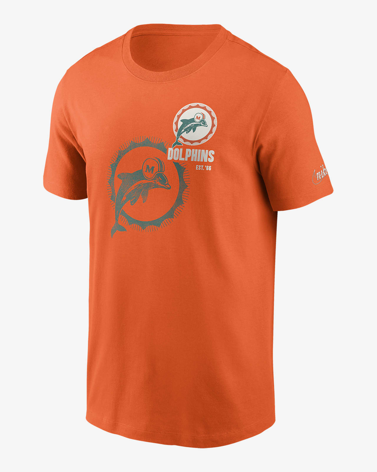 miami dolphins old logo t shirt