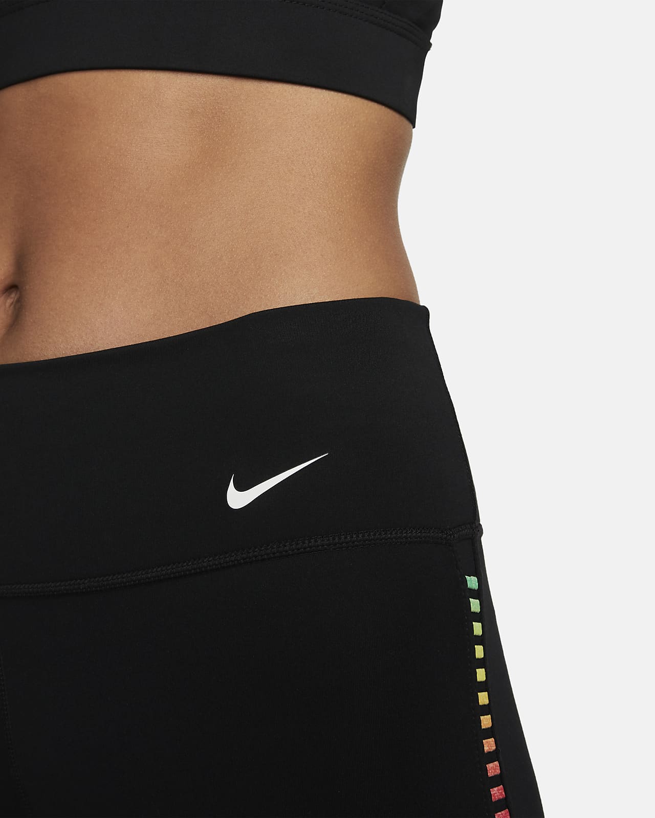 Nike One Rainbow Women's Training Leggings -Black — Gambol