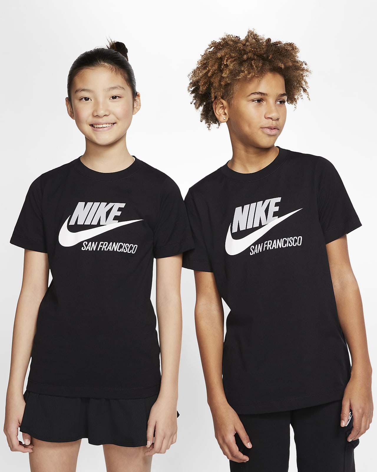 Playera Sportswear para niños talla grande Francisco. Nike.com