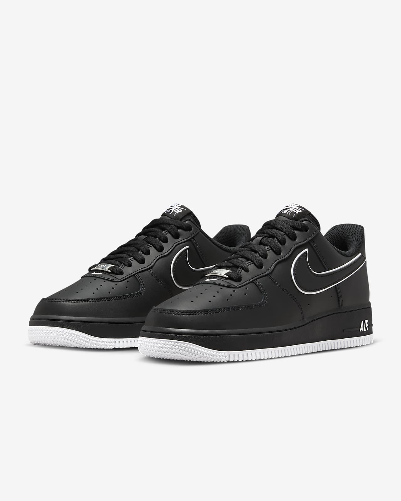 Nike Air Force 1 07 Low Shoes White Black Panda Men's DV0788