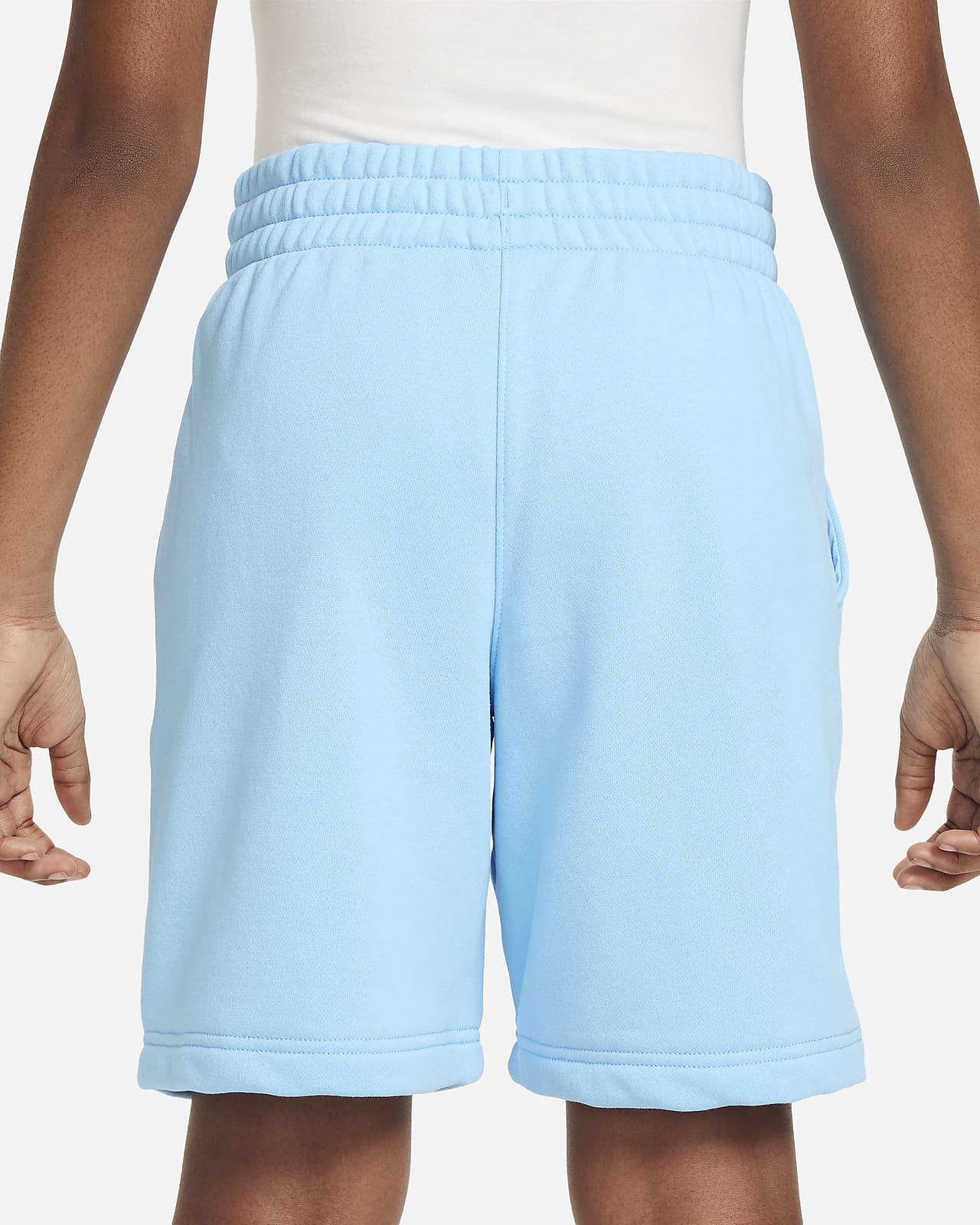 Nike Sportswear Club Fleece Big Kids\' French Terry Shorts.