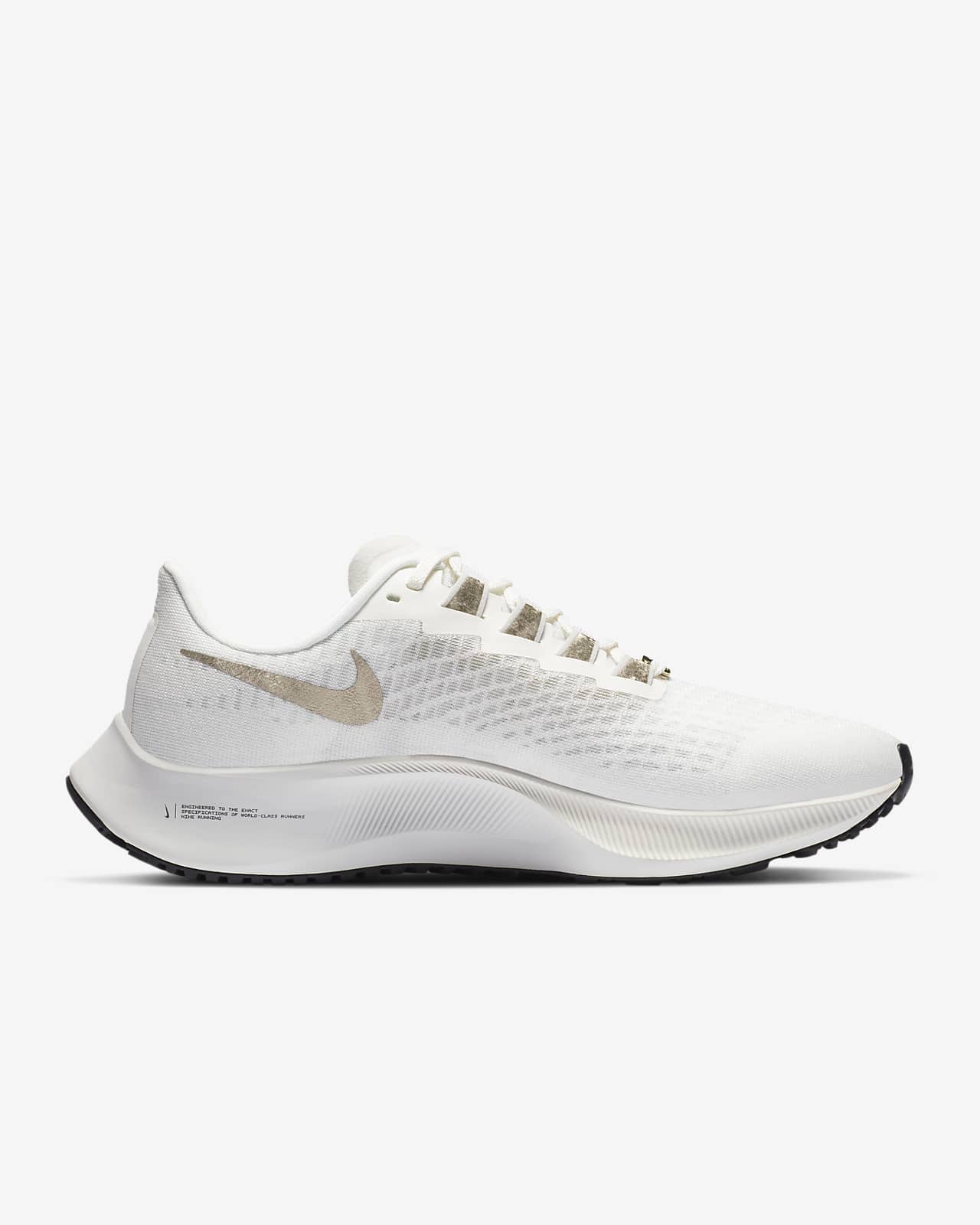 womens white and gold nike shoes
