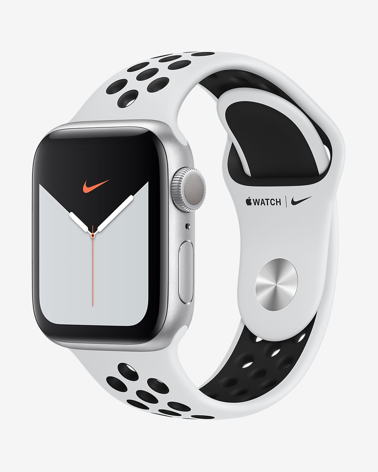Apple Watch Nike Series 5 (GPS) com bracelete desportiva Nike Open Box em  caixa de alumínio em prateado de 44 mm. Nike PT