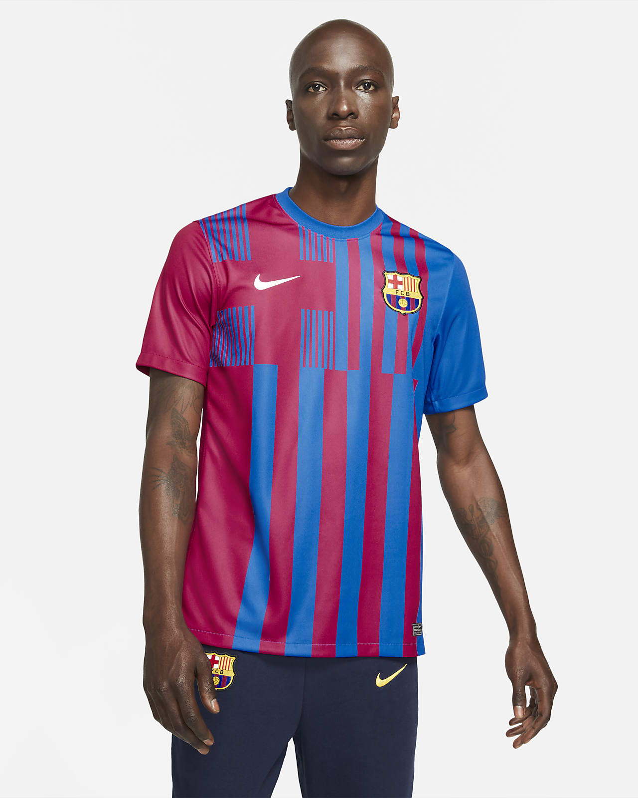 F.C. Barcelona 2021/22 Stadium Home Men's Football Shirt