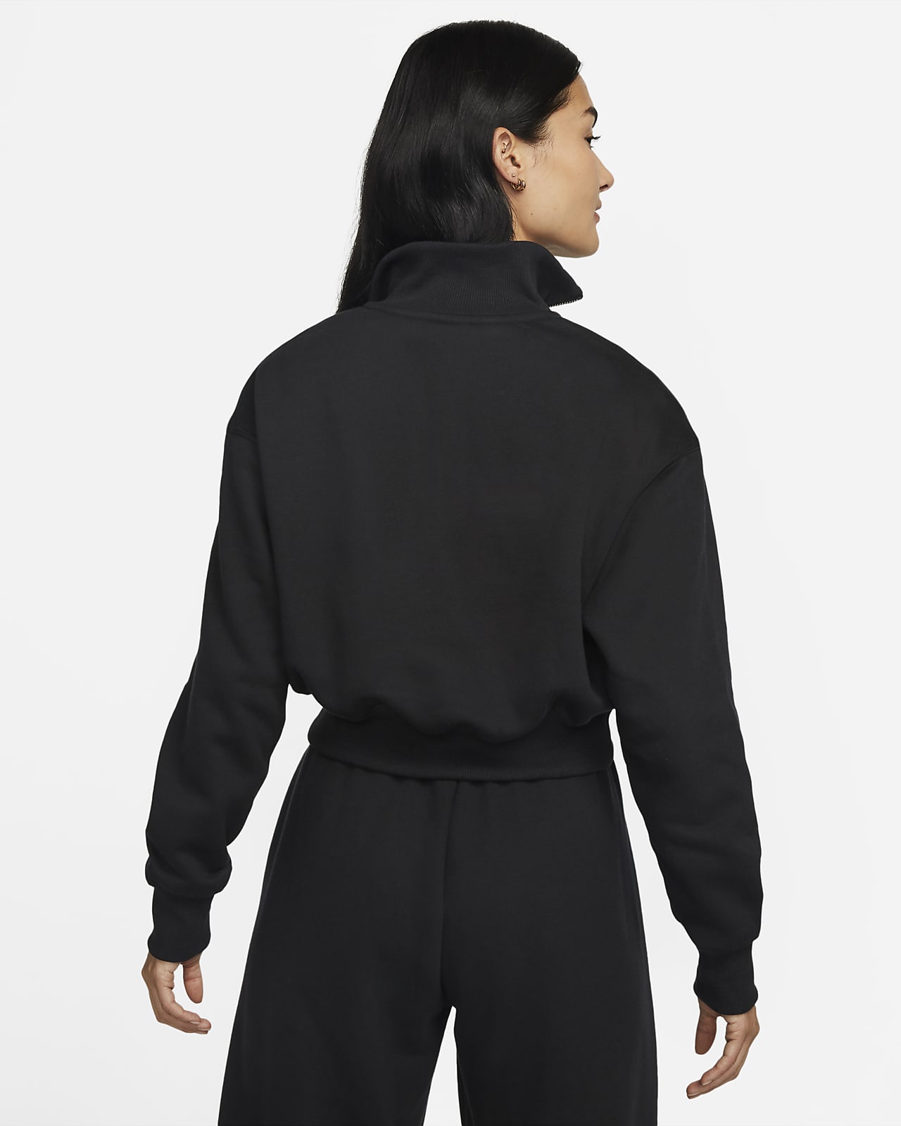 Nike oversized cropped sweatshirt clearance