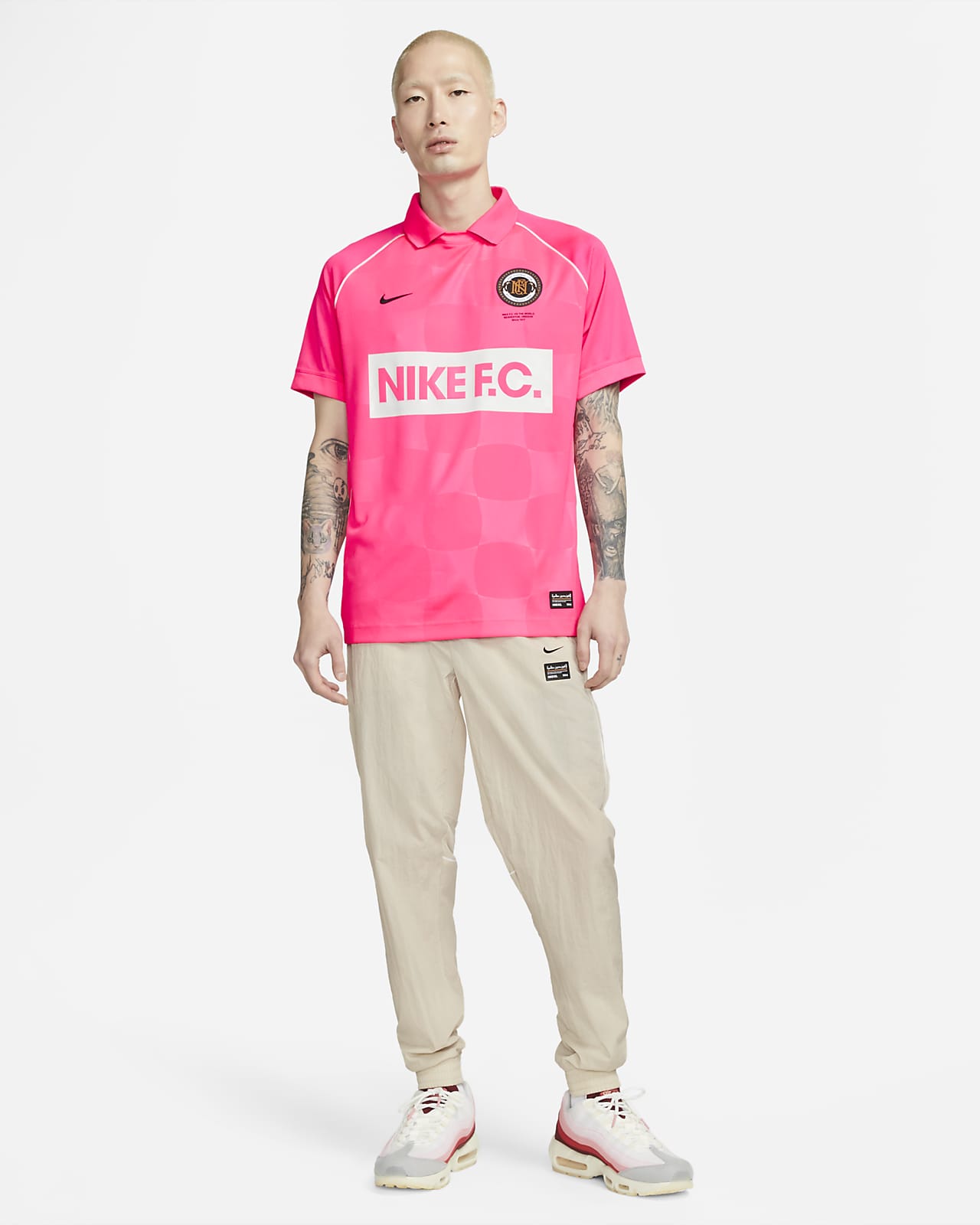 nike pink football shirt