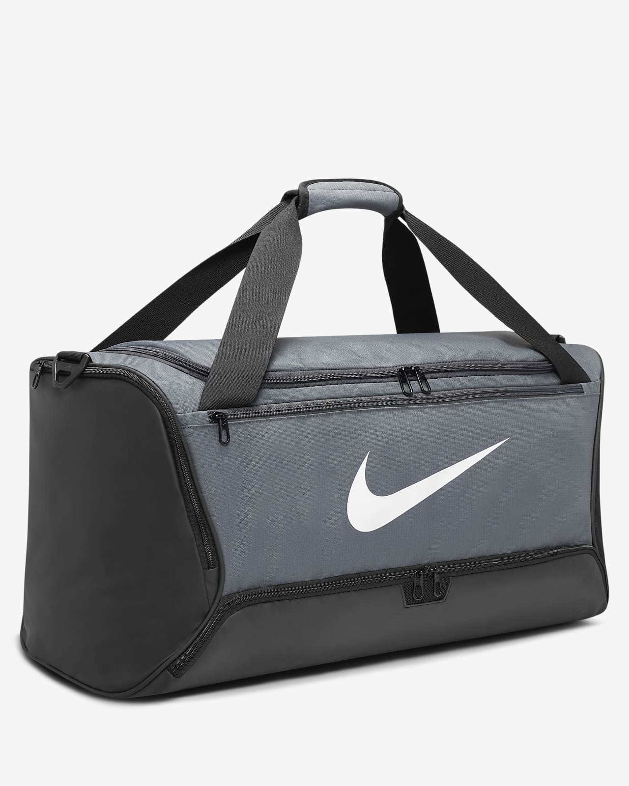 Nike Brasilia 9.5 Duffel 41L Bag Grey