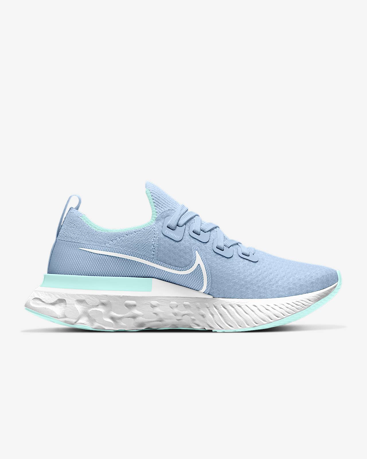 nike react infinity run flyknit hydrogen blue