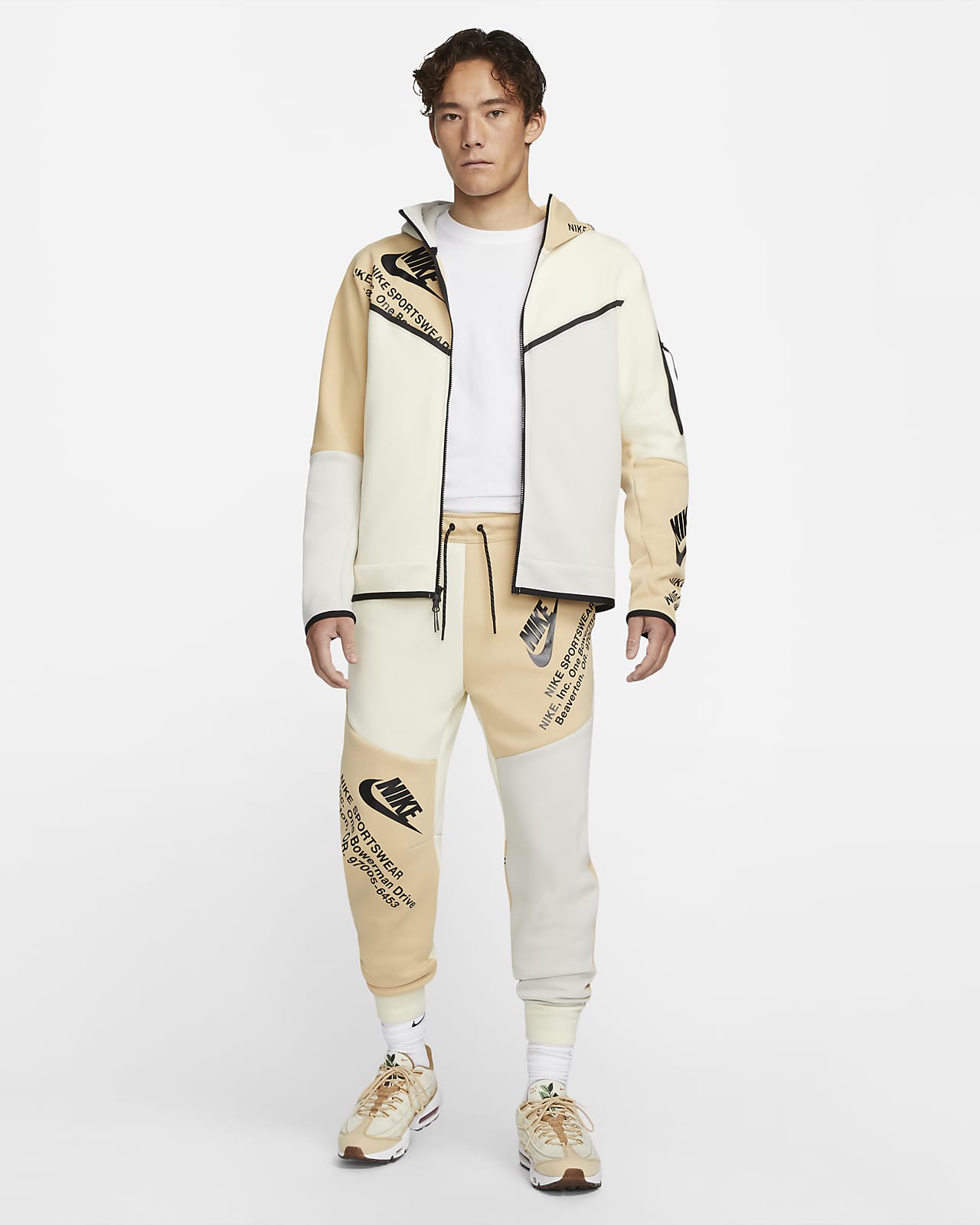 Nike公式 ナイキ スポーツウェア テック フリース メンズ グラフィック フルジップ パーカー オンラインストア 通販サイト