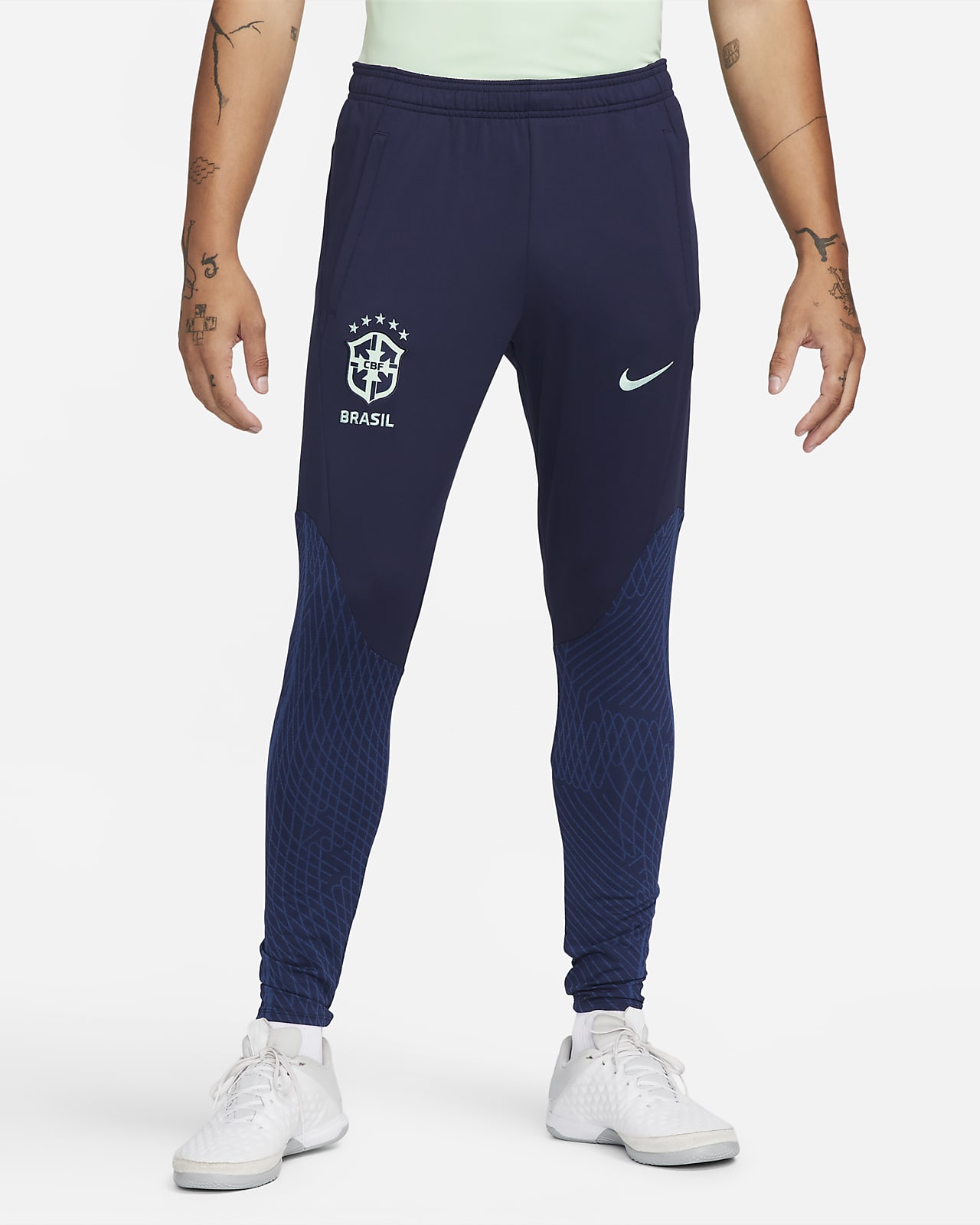 Brazil Strike Men's Nike Dri-FIT Knit Football Pants