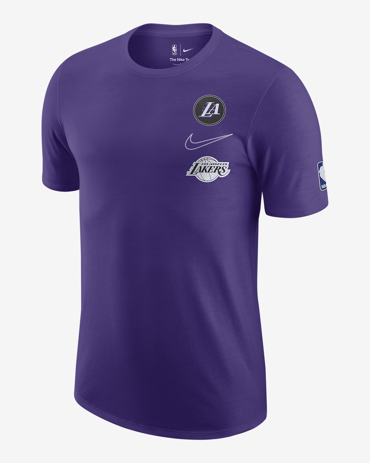 Los Angeles Lakers Courtside City Edition Nike Max90 NBA-T-Shirt für Herren