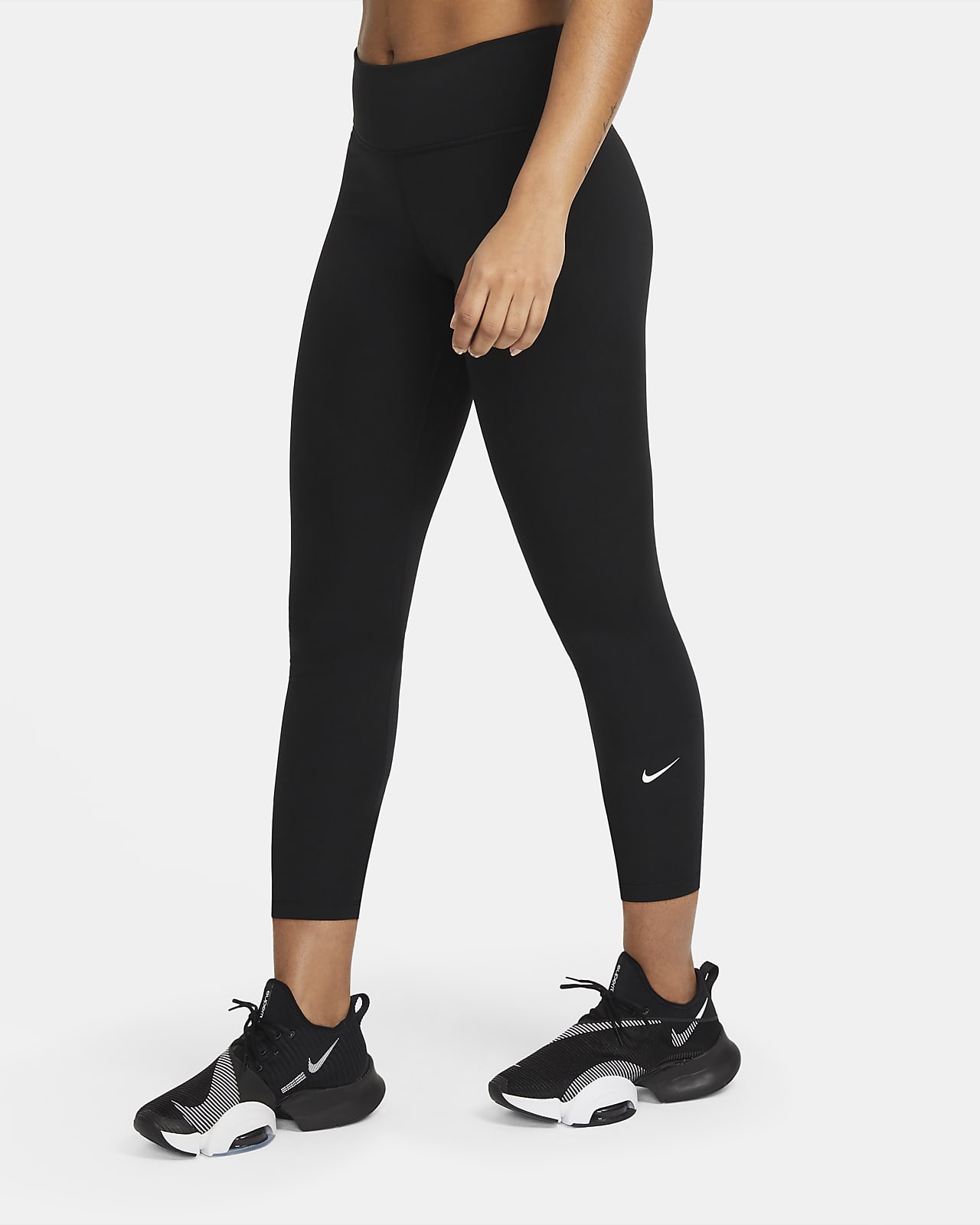 Nike One 3/4-Leggins mit halbhohem Bund für Damen