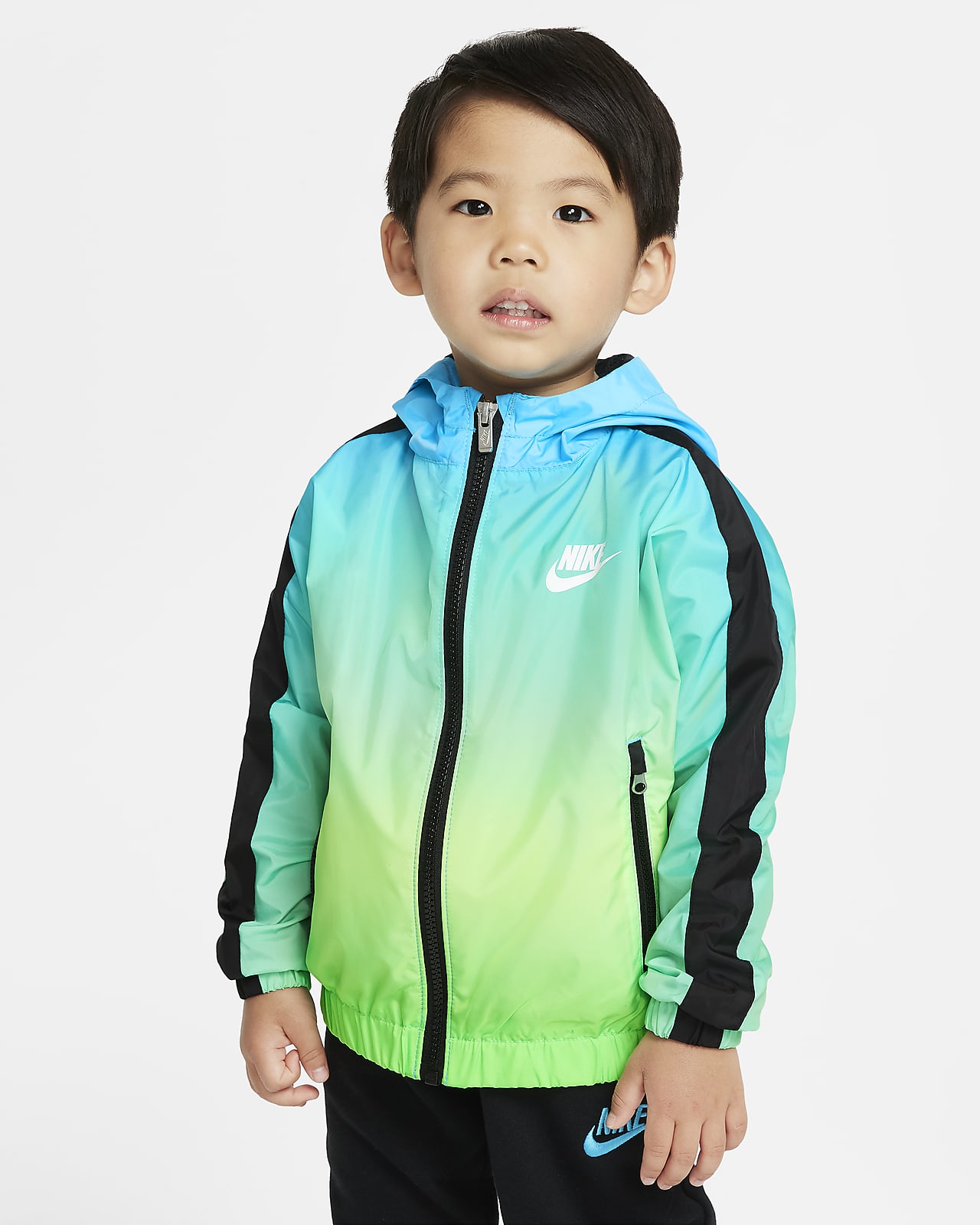 Chamarra infantil con cierre completo Nike Sportswear Windrunner
