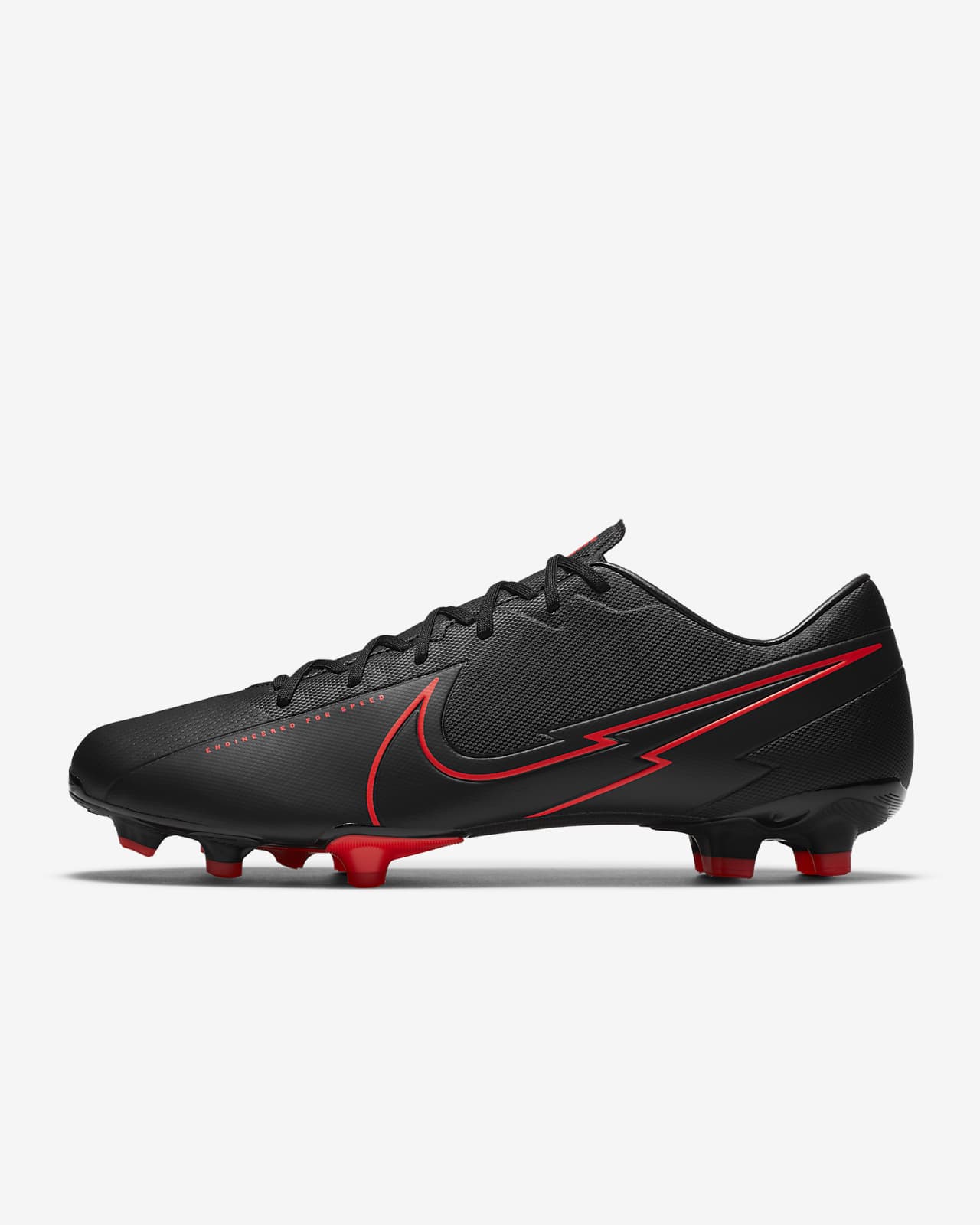 black nike soccer shoes