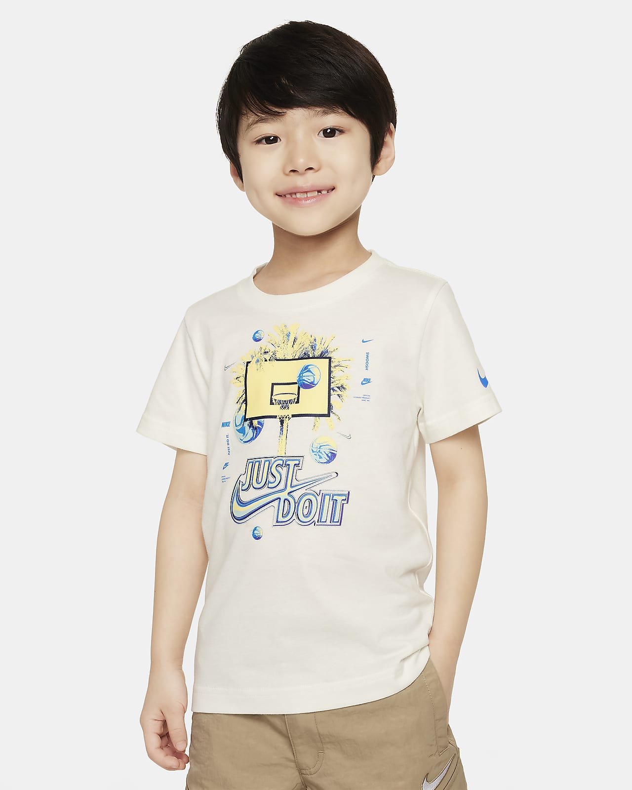 Nike Little Kids' Palm Tree Hoop JDI T-Shirt