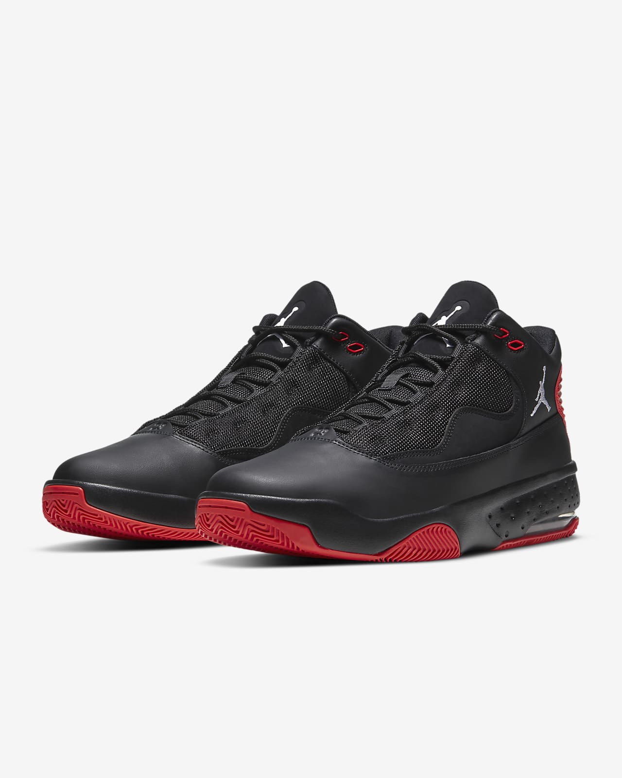 jordan max aura red and black