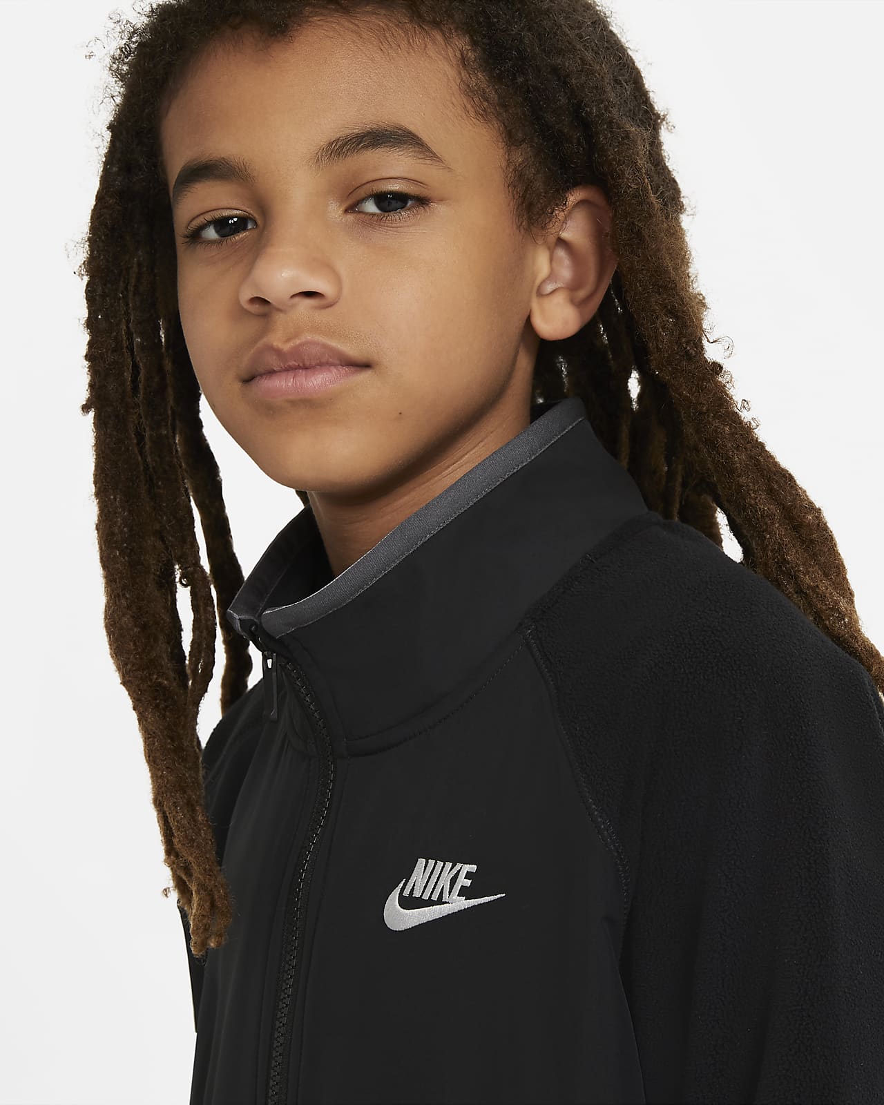 Nike Sportswear Older Kids' (Boys') 1/2-Zip Winterized Top. Nike CA