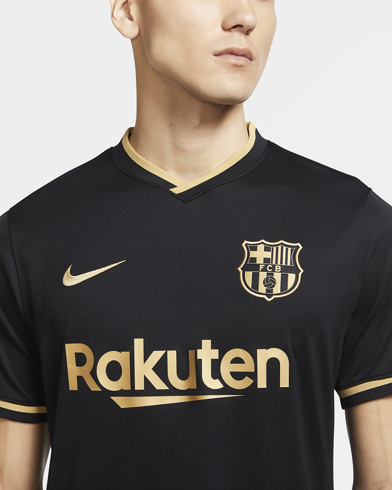 black and gold nike soccer jersey