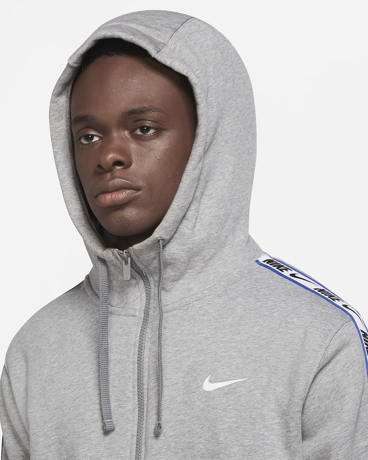 nike men's sportswear full zip fleece hoodie