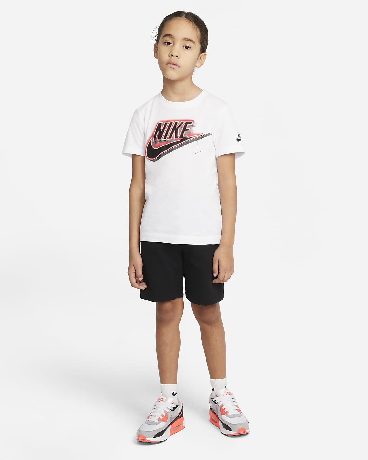 kids nike fleece shorts