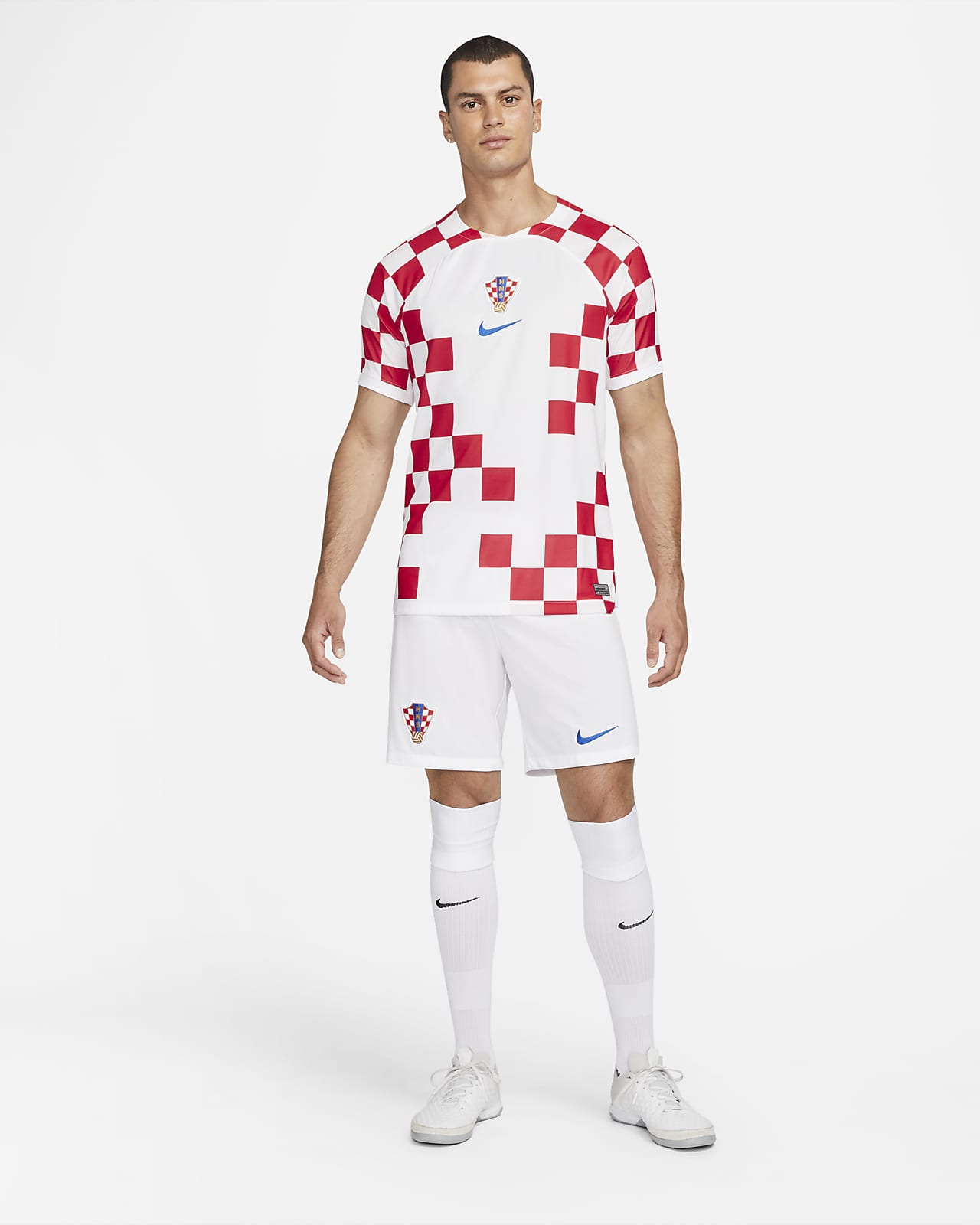 Camisola de futebol Nike Dri-FIT do equipamento principal Stadium Croácia  2022/23 para homem