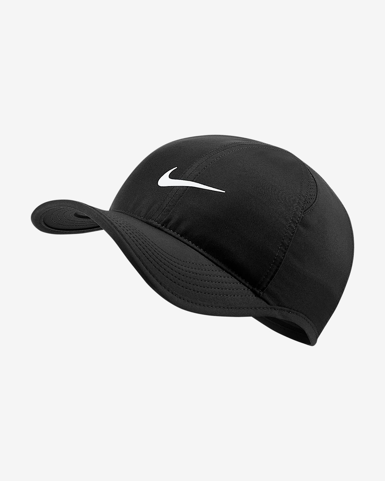 nike featherlight cap black