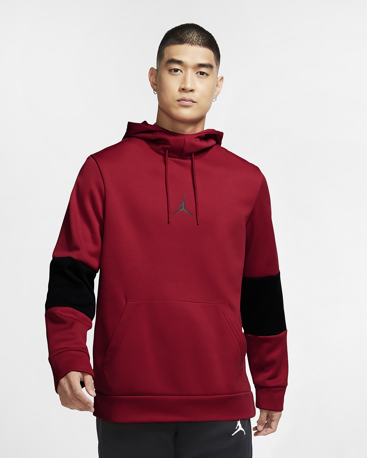 red zip up hoodie nike