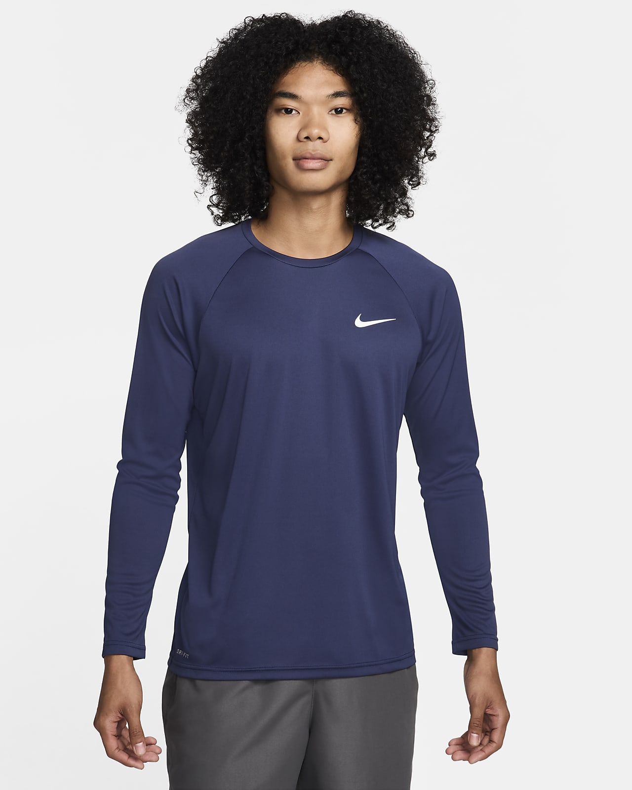 Nike Essential Men's Long-Sleeve Hydroguard Swim Shirt.