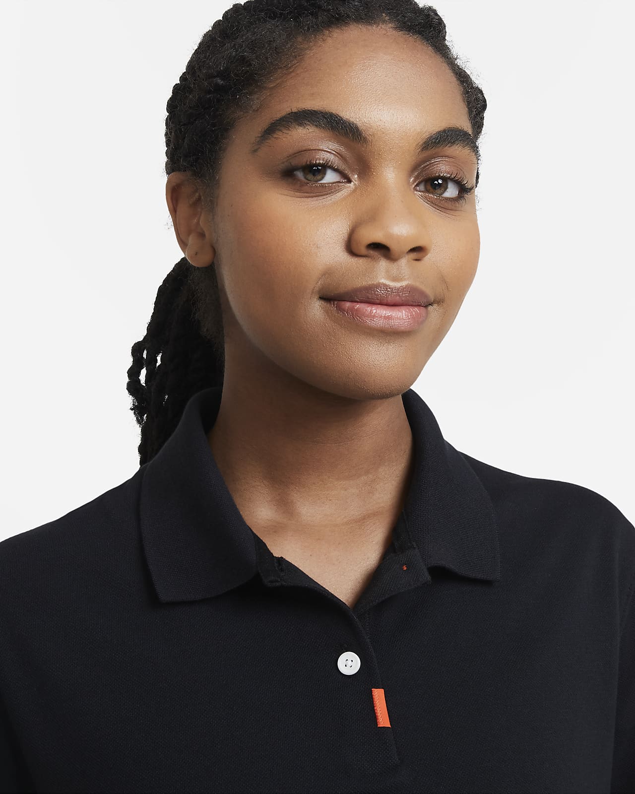 black nike polo womens