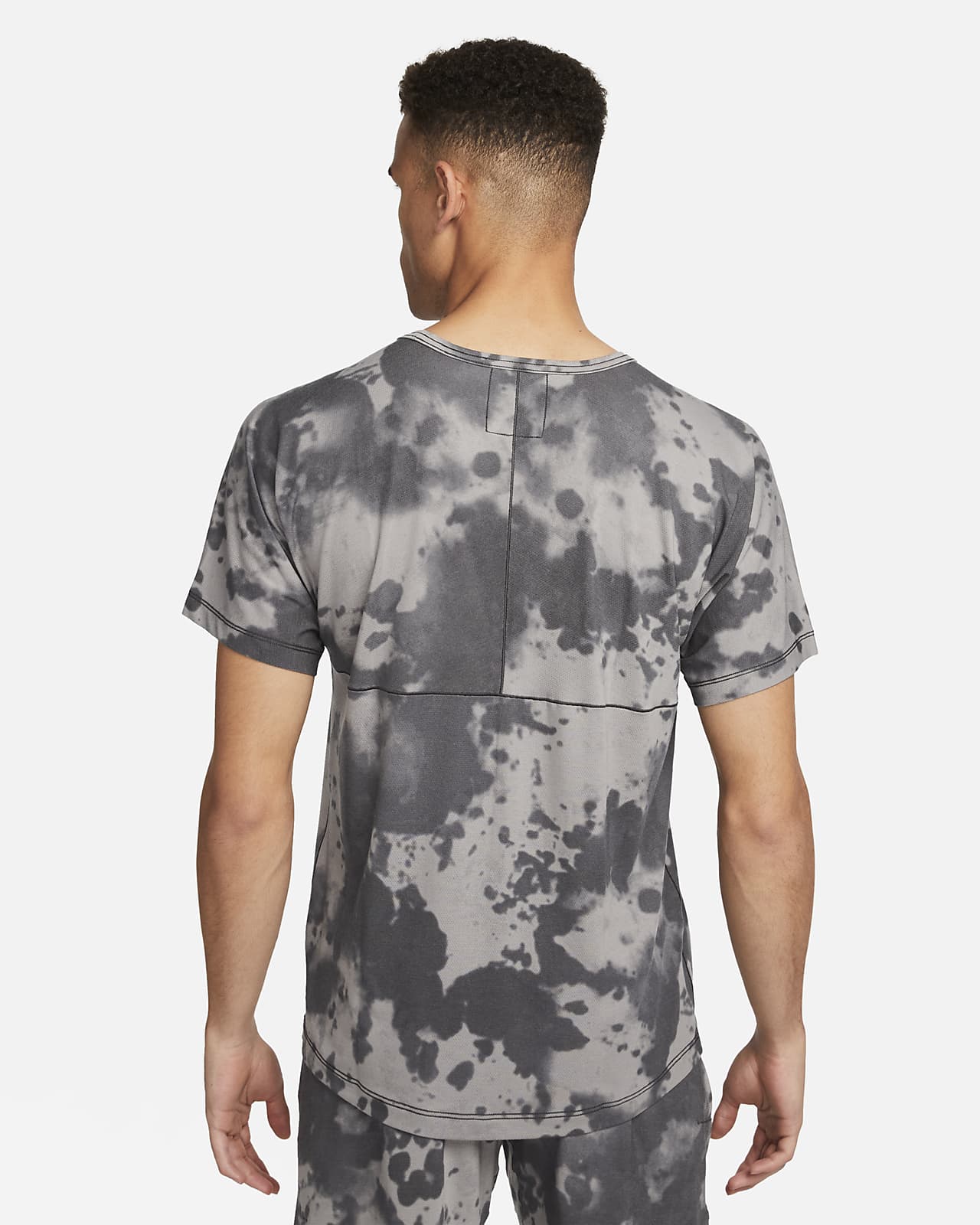 Nike Mens Dry Yoga T-Shirt - Grey