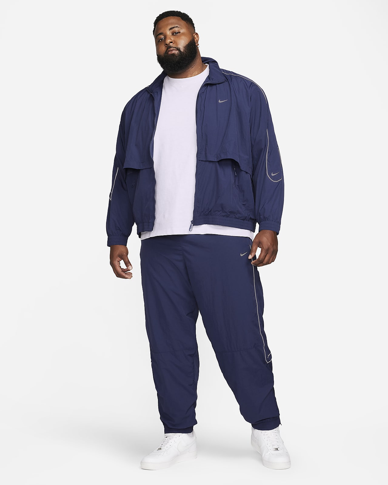 consumidor Costa exagerar Nike Sportswear Solo Swoosh Men's Woven Tracksuit Jacket. Nike LU