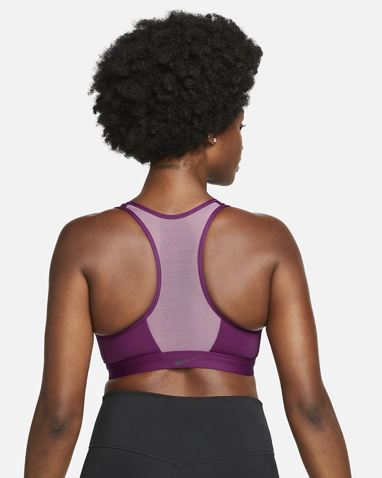 nike performance band bra non pad