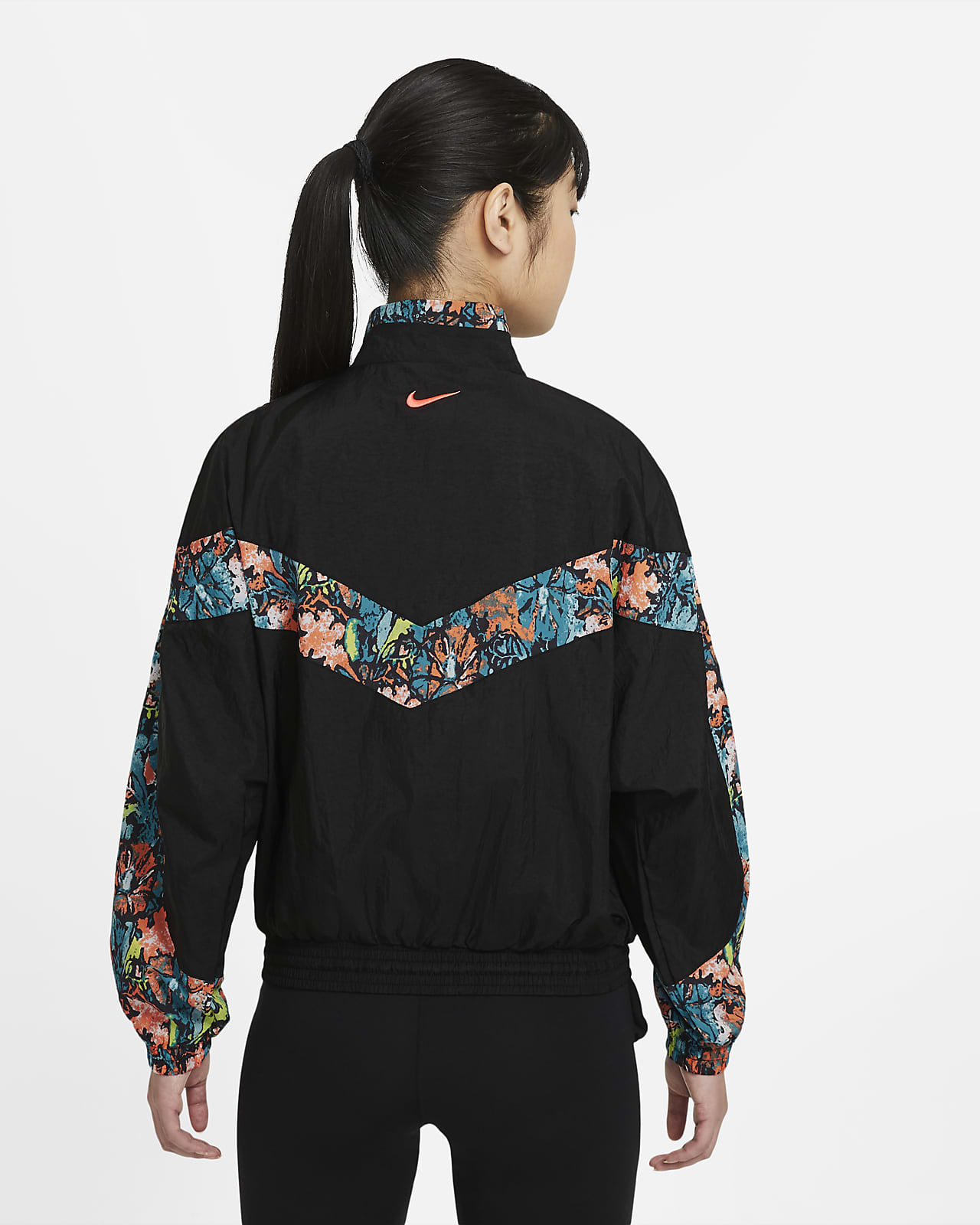 nike women's sportswear colorblocked woven jacket