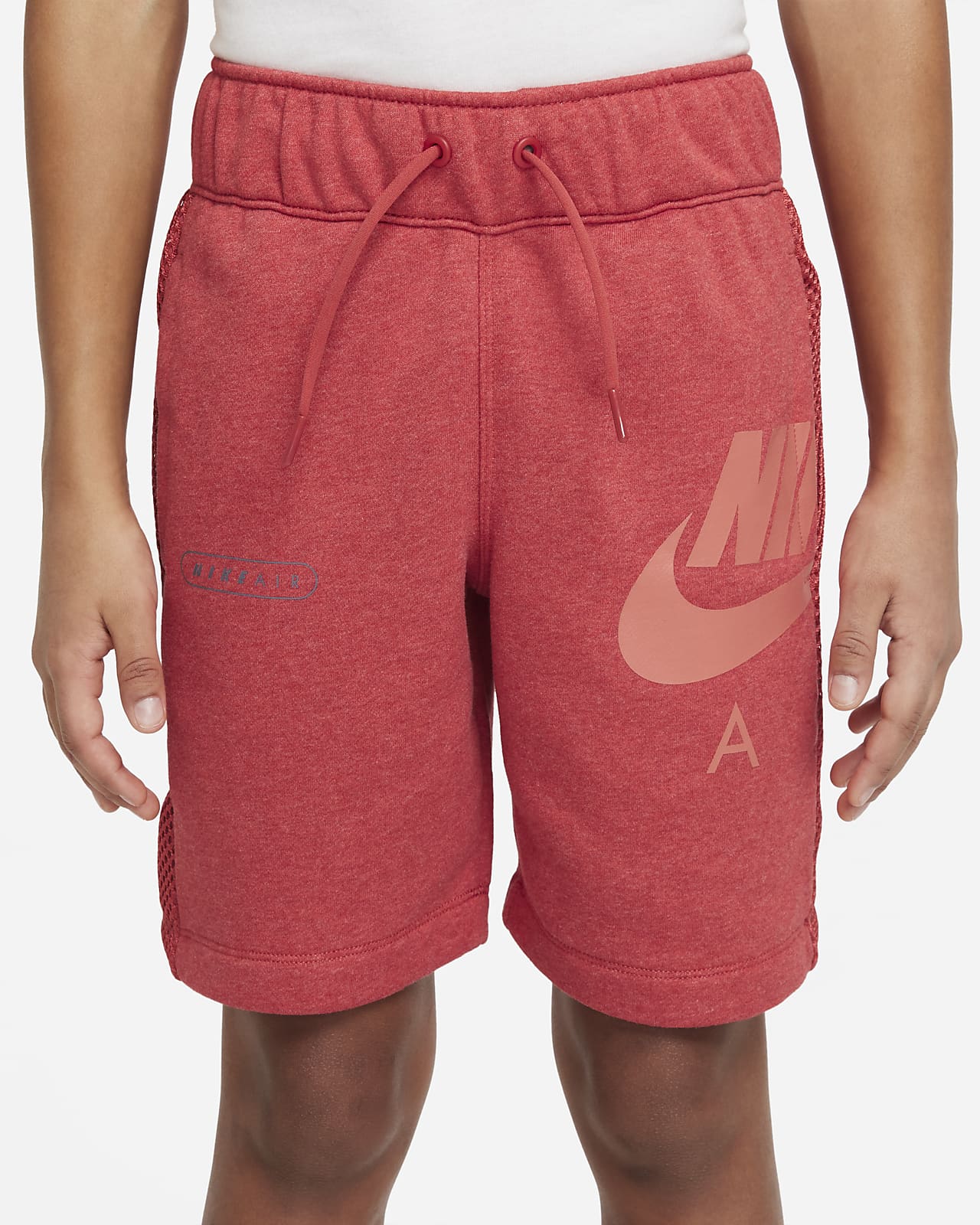 red nike air shorts