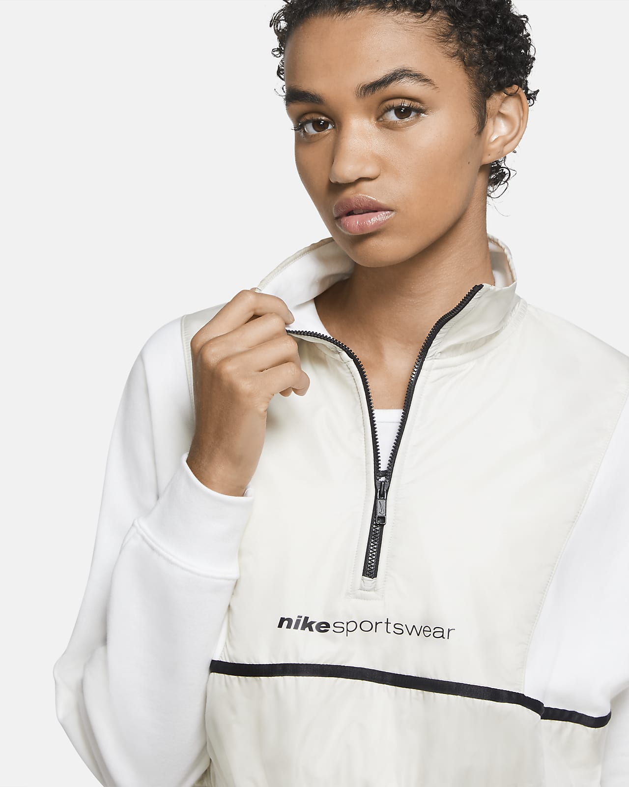 nike quarter zip women