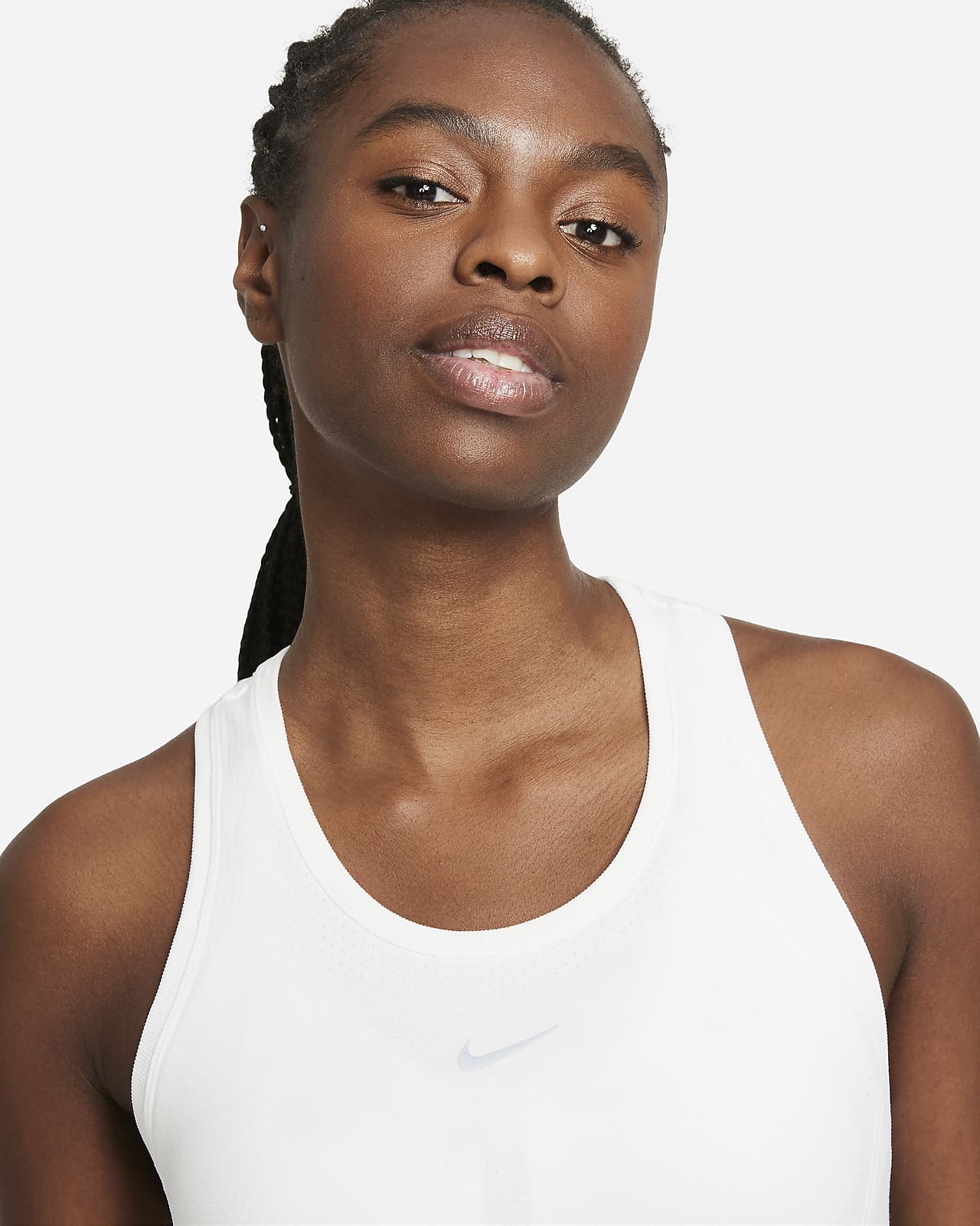 Nike Women's Yoga Dri-Fit Pink Tank Top