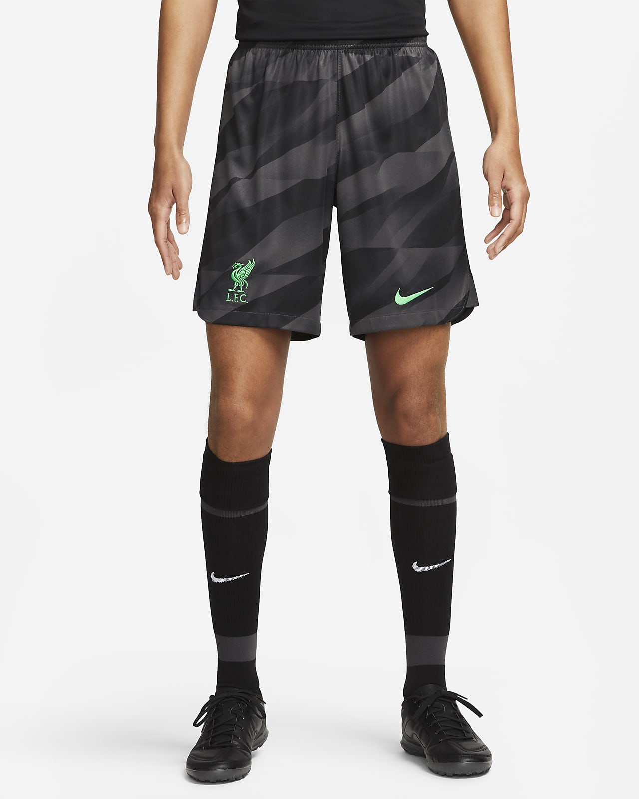 Liverpool FC 2023/24 Stadium Goalkeeper Nike Dri-FIT-fodboldshorts til mænd