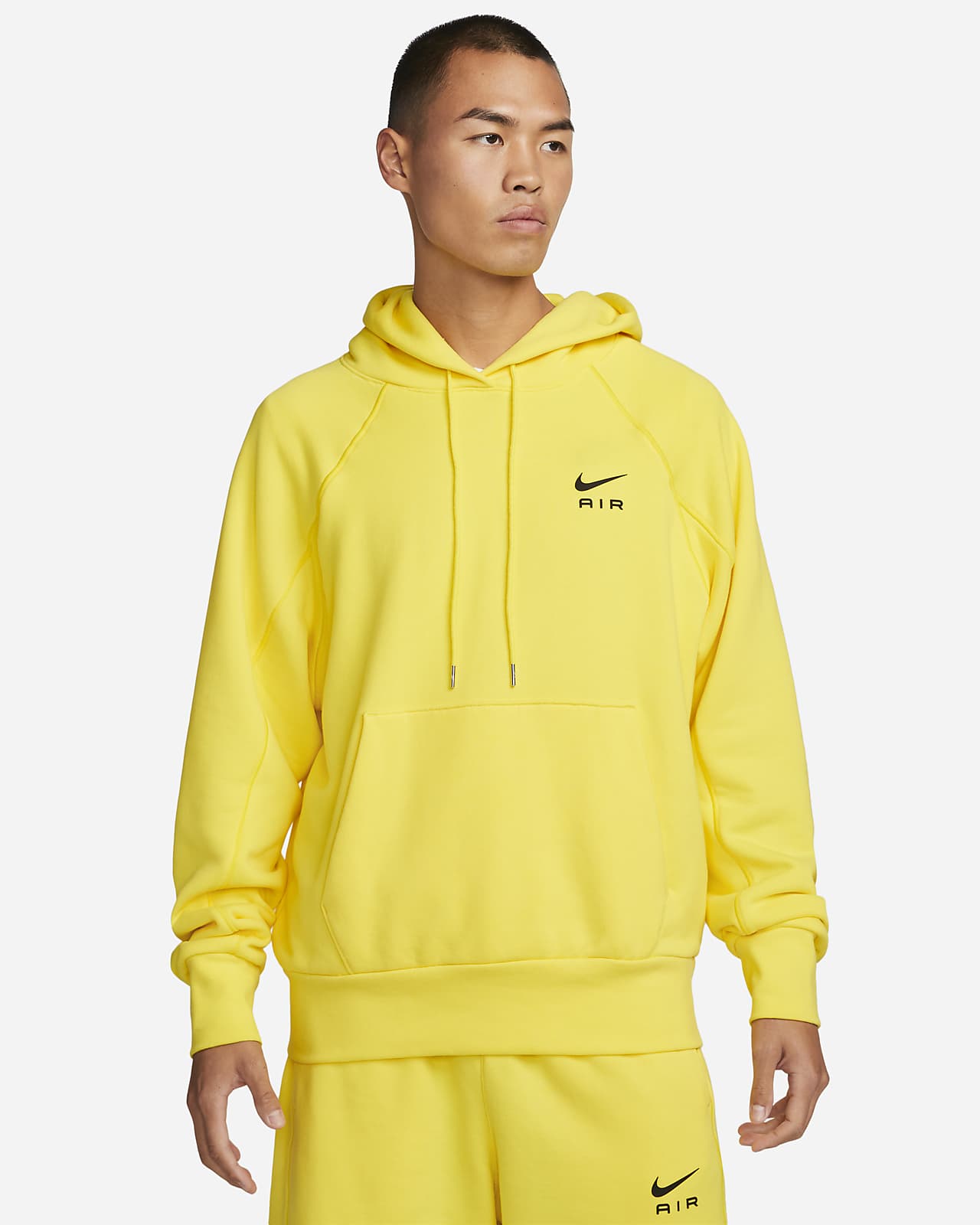 nike air yellow hoodie