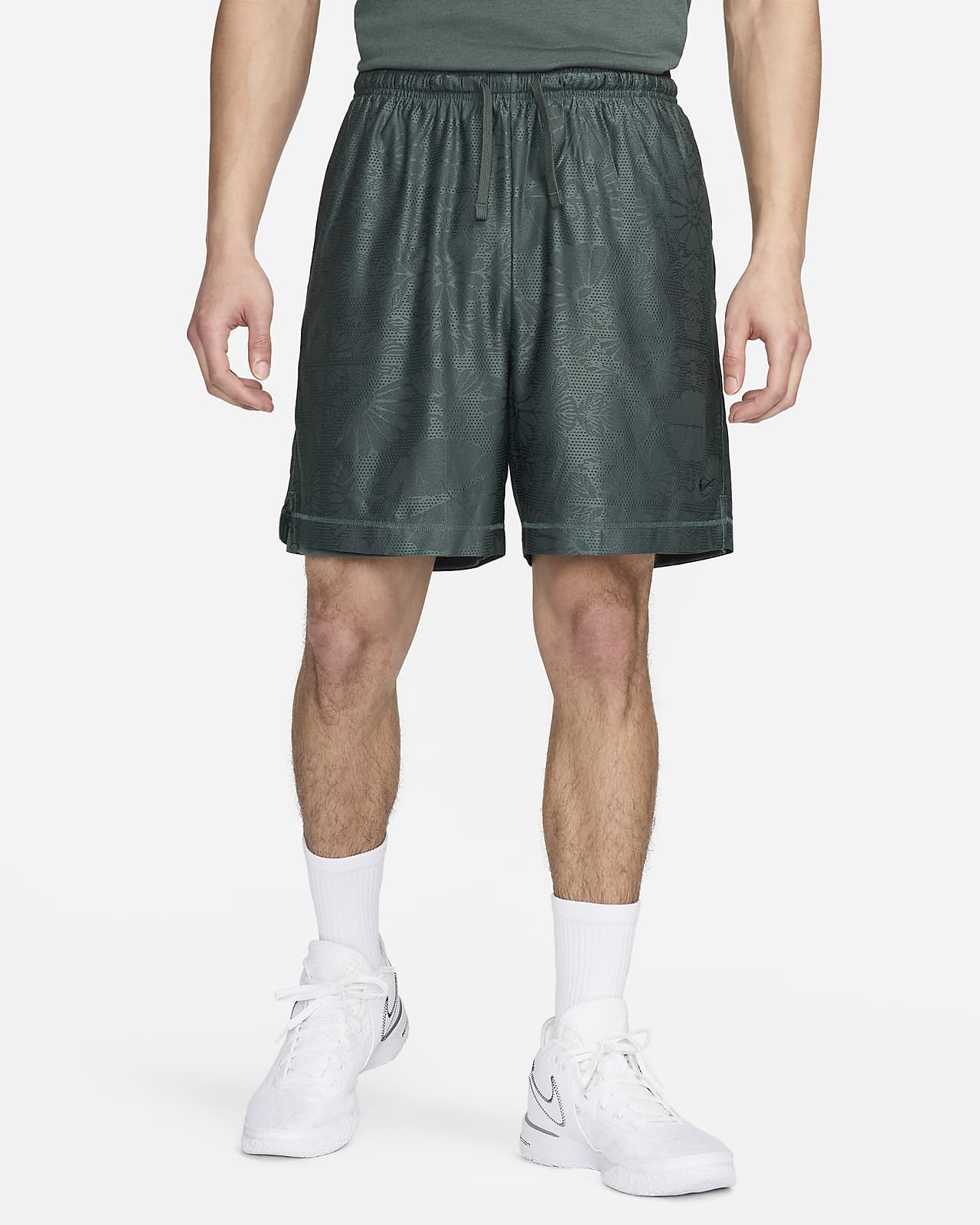 Vendbare Nike Standard Issue Dri-FIT--basketballshorts (15 cm) til mænd