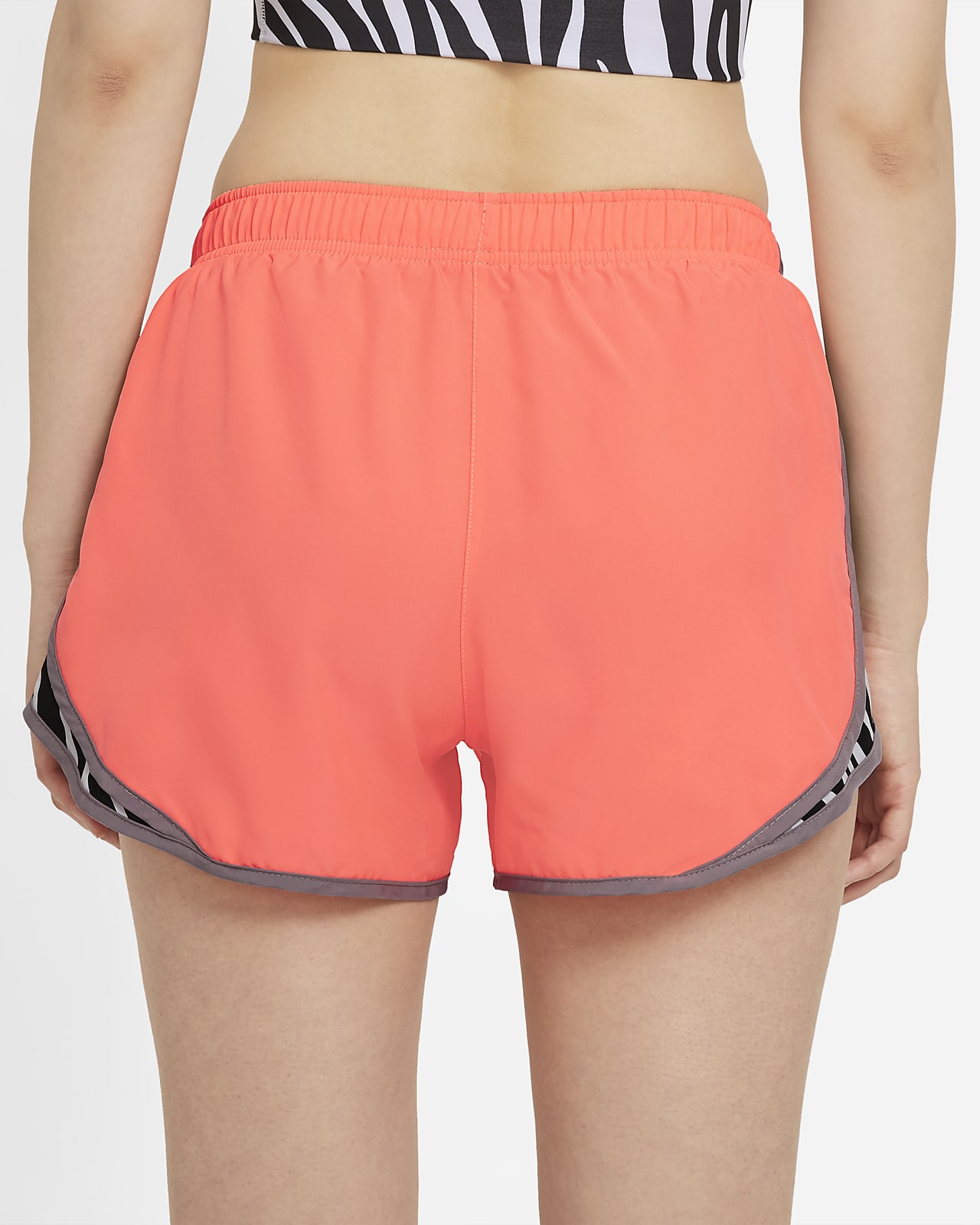 red nike tempo shorts