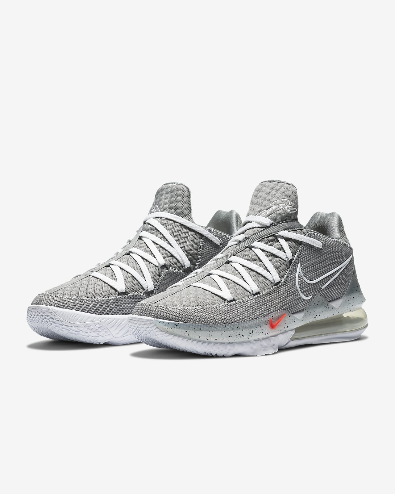 lebron 17 low particle gray