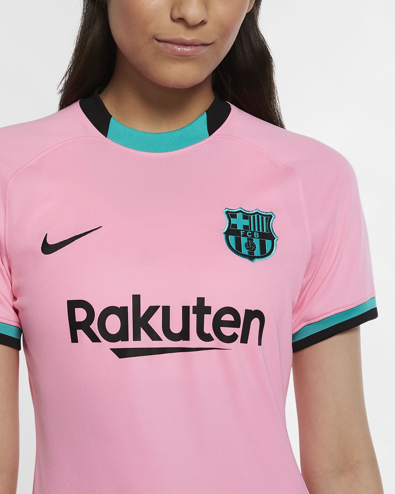 playera rosa del barcelona