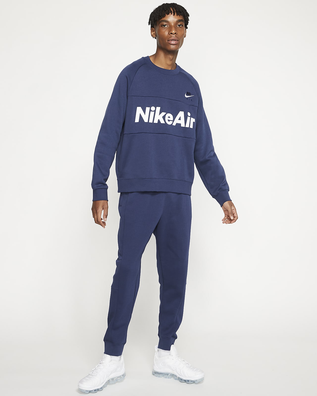 nike fleece crew
