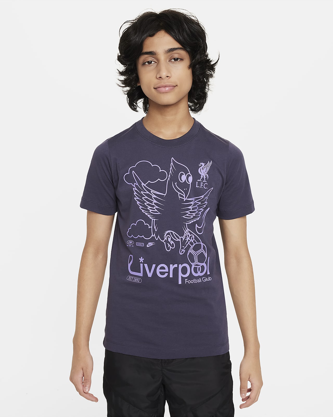 Liverpool nike hot sale t shirt